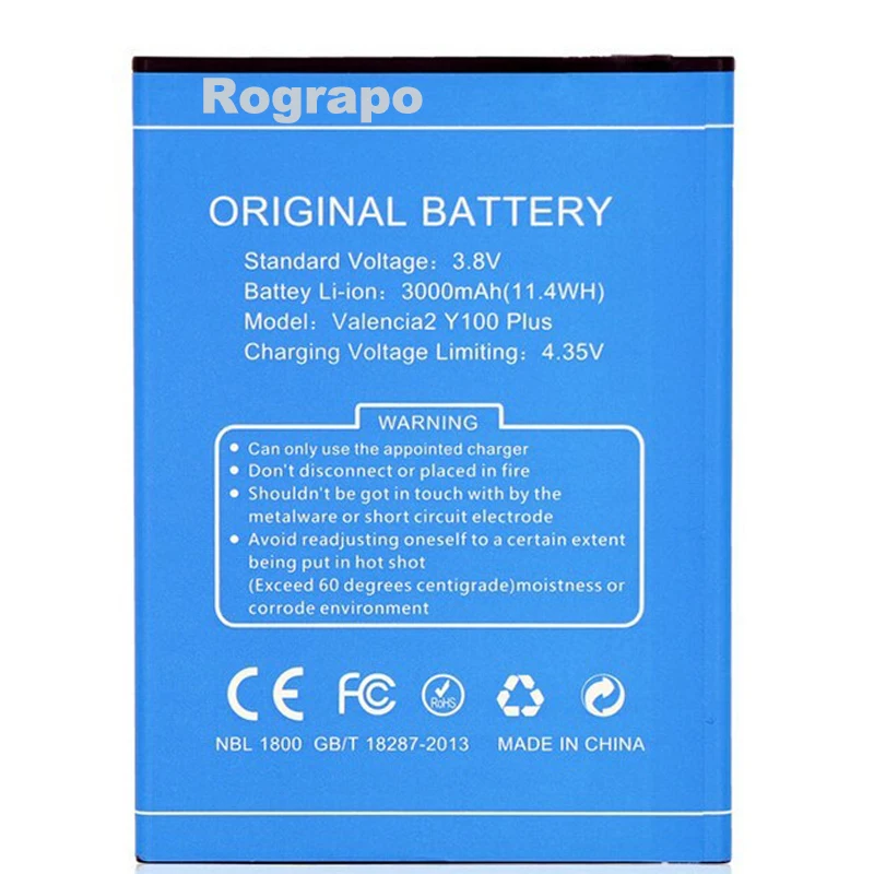 3 8 V 3000mAh Замена Y100 Plus батарея Для Doogee Valencia 2 мобильный телефон|battery for doogee|mobile phone