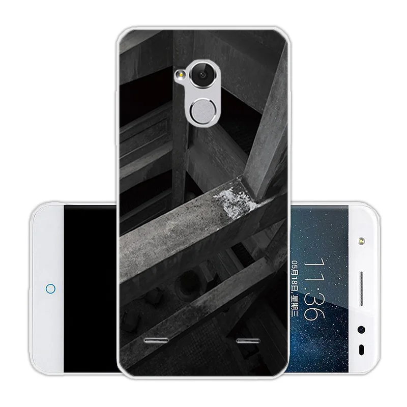 Квадратный чехол для телефона ZTE Blade V7 Lite прозрачные мягкие силиконовые чехлы 5 0