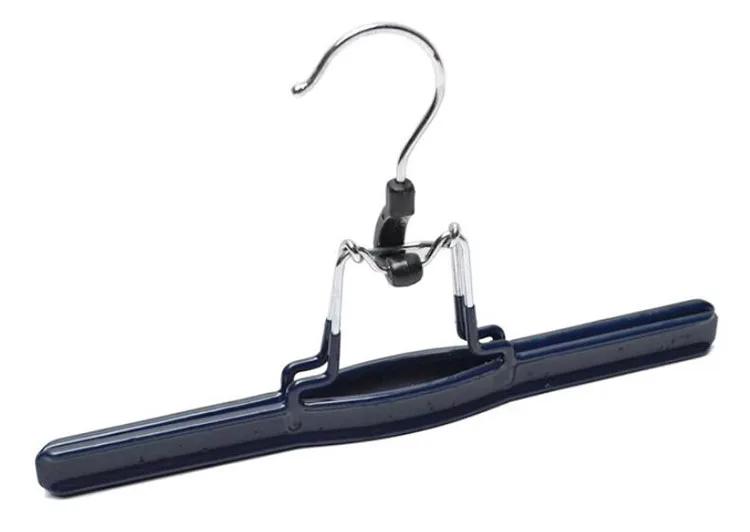 Hangerlink красочная ПВХ металлическая вешалка для удлинения волос брюк зажим (12
