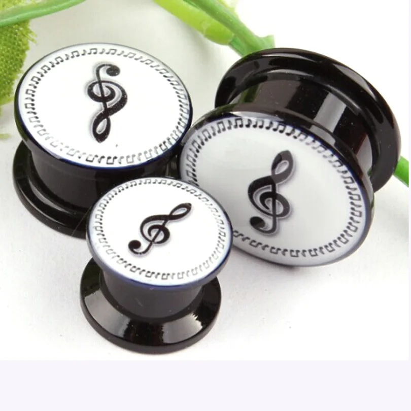 2 шт. удобные музыкальные нотки в форме логотипа акриловые затычки для ушей