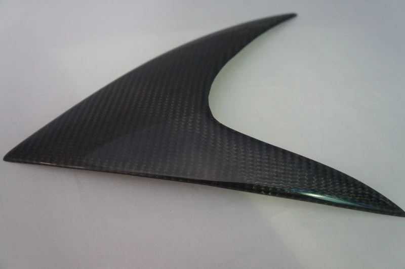 Бесплатная доставка 100% настоящие фары из углеродного волокна веки для бровей