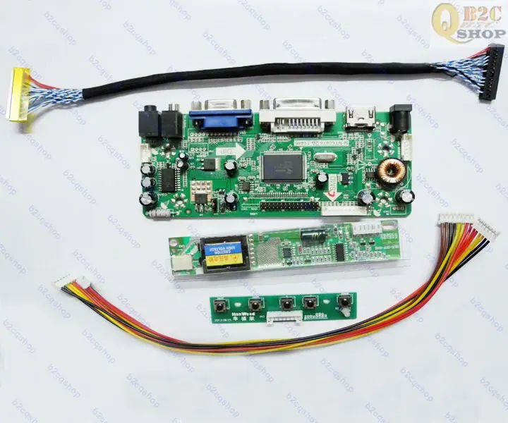 ЖК дисплей драйвер платы инвертор Lvds набор &quotсделай сам&quot для LTN184HT04 T01 1920X1080