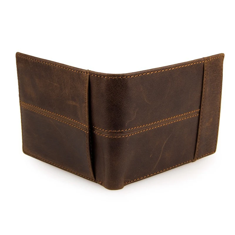 Новое поступление винтажные бумажники из натуральной кожи мужские деловые