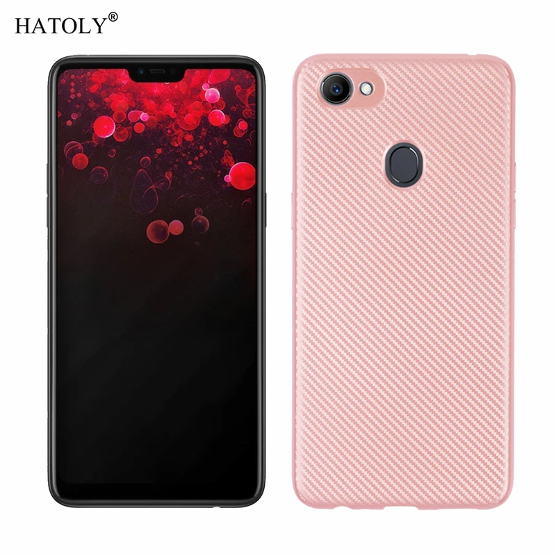 Чехол hatoly Oppo F7 чехол мягкая резиновая силиконовая Броня защитный для телефона