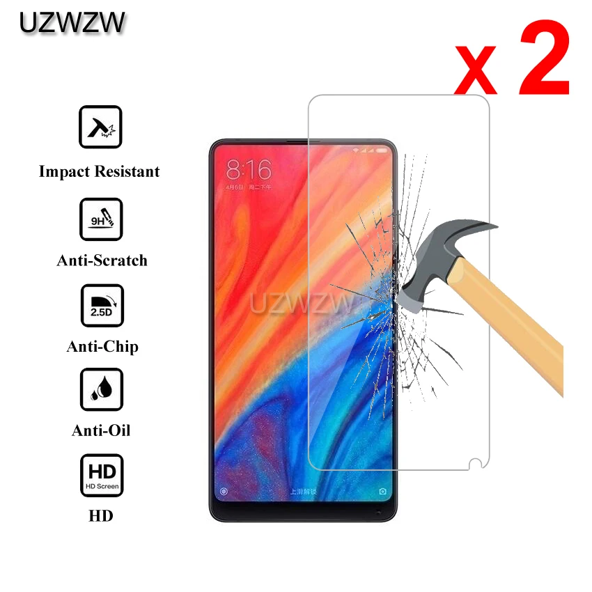 2 шт для Xiaomi mi Mix 2s Pre mi um 2.5D 0,26 мм закаленное стекло для защиты экрана для Xiaomi mi Mix 2s защитное стекло