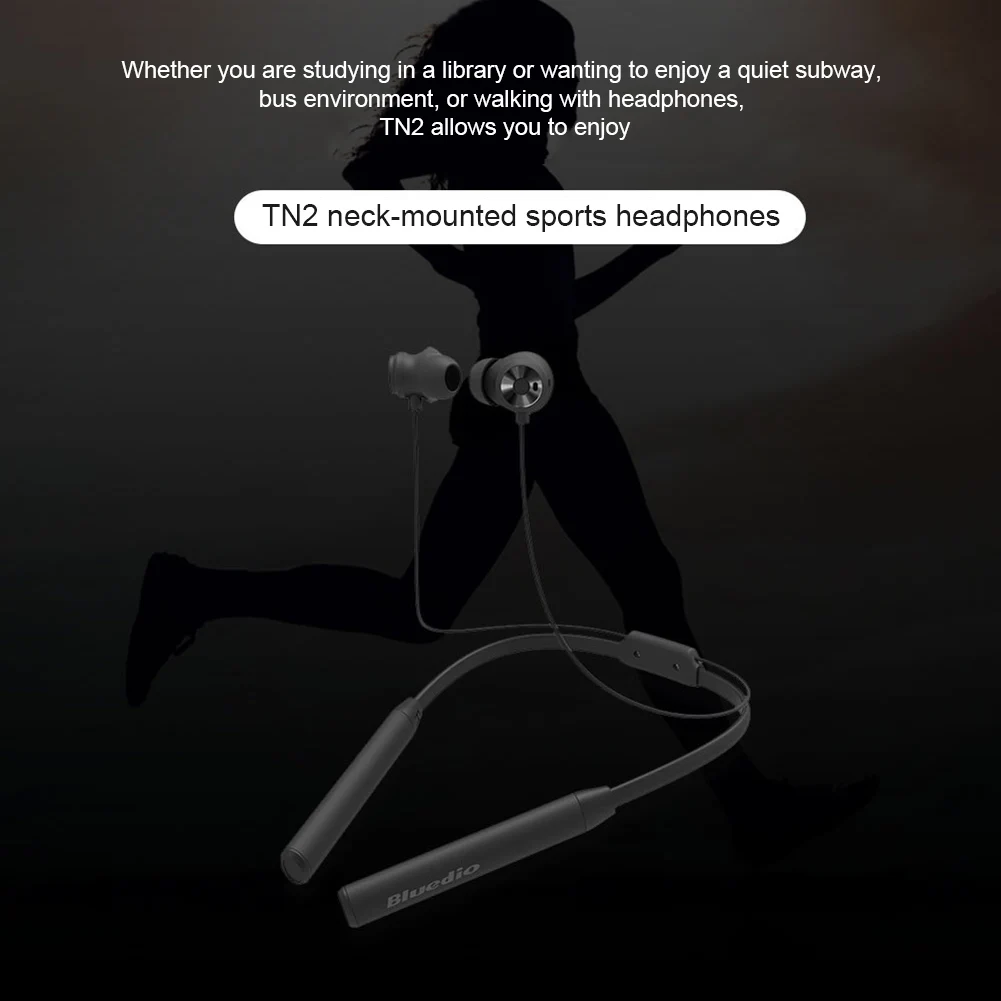 Bluedio Men Women Bluetooth Earphone In-ear Active Noise Cancelling Wireless Headset 2019 | Электроника