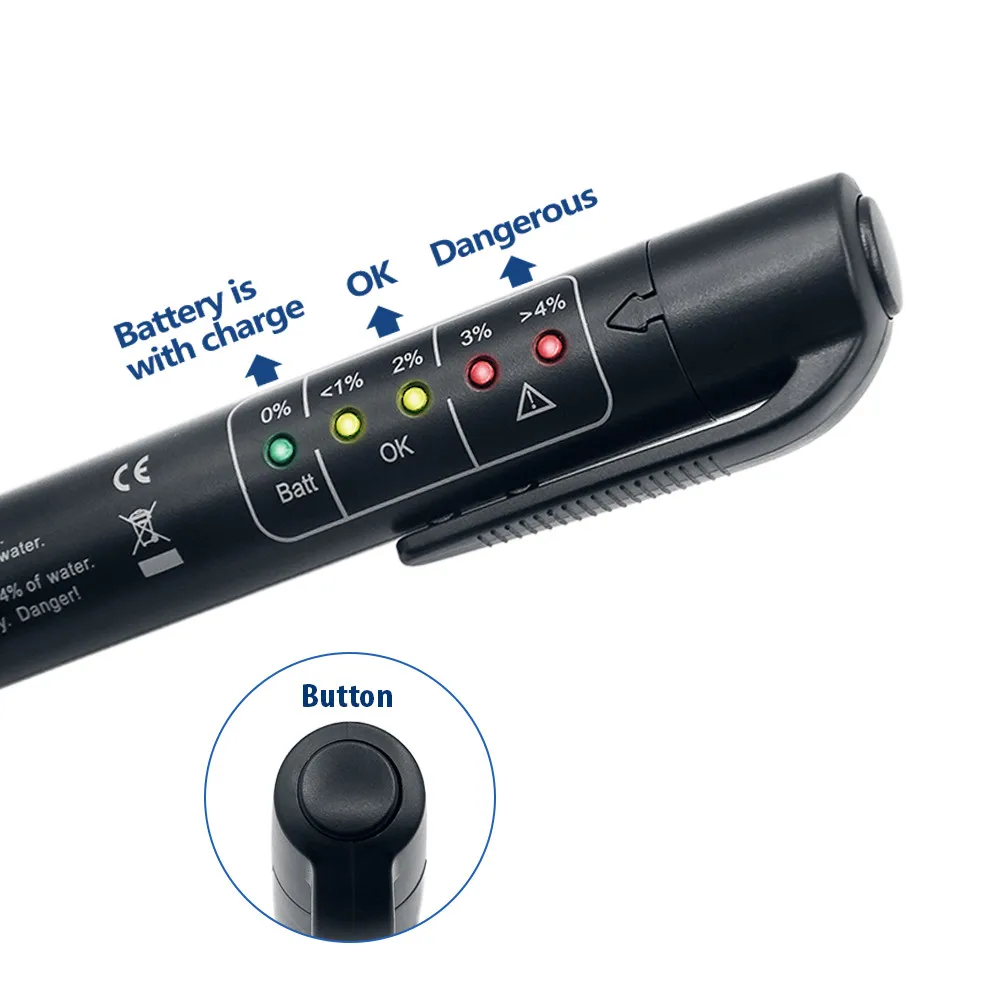 Лидер продаж 2021 тестер тормозной жидкости ручка с светодиодный автомобильный