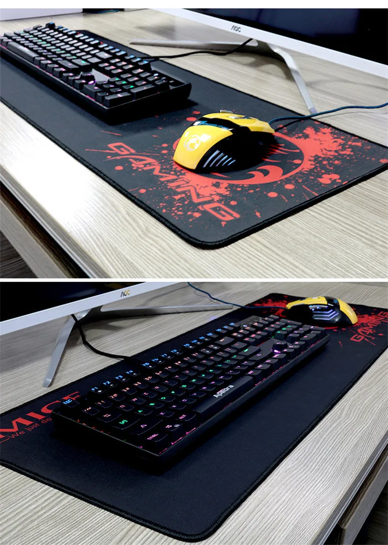 IMICE, большая мышь s Pad& X7, Проводная игровая мышь, 7 кнопок, 2400 dpi, светодиодный, оптическая, USB, эргономичная игровая мышь, мыши для ноутбука, компьютера