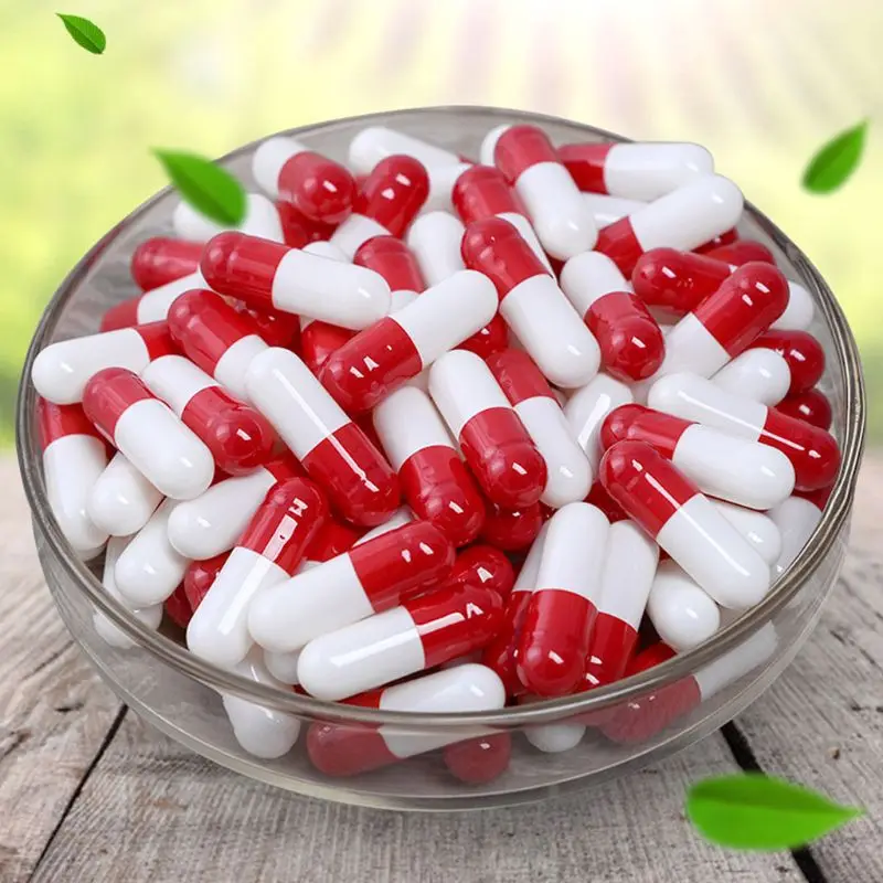 

Empty Hard Gelatin Capsule Size 0# Clear Kosher Gel Medicine Pill Vitamins 1000