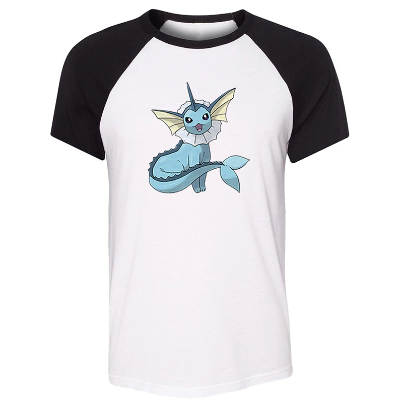 RCB968D Pokemon Poliwag Ponyta Staryu Tauros vaporeon Venomoth weedle Стрекоза Мужская футболка с графическим принтом и коротким рукавом из хлопка - Цвет: RCB968D