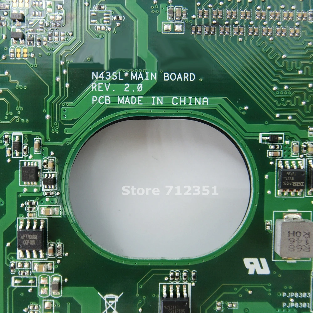 N43SN GT550M 1GB Mainboard For ASUS N43S N43SL N43SM Laptop motherboard Motherboard Test 100% OK | Компьютеры и офис