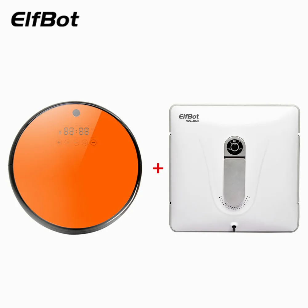 (Комбинации) elfbot FS900 + WS860 ультра тонкий Робот Пылесосы для автомобиля и окна