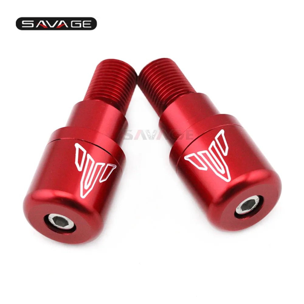 Красный Ручки на руль для YAMAHA MT-07 MT07 MT-09 MT09 MT 10 MT10 MT-125- аксессуары для мотоциклов - Цвет: Красный
