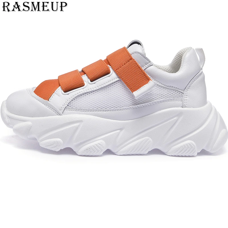 RASMEUP/дышащая женская обувь на платформе женские кроссовки сезон лето 2019 года
