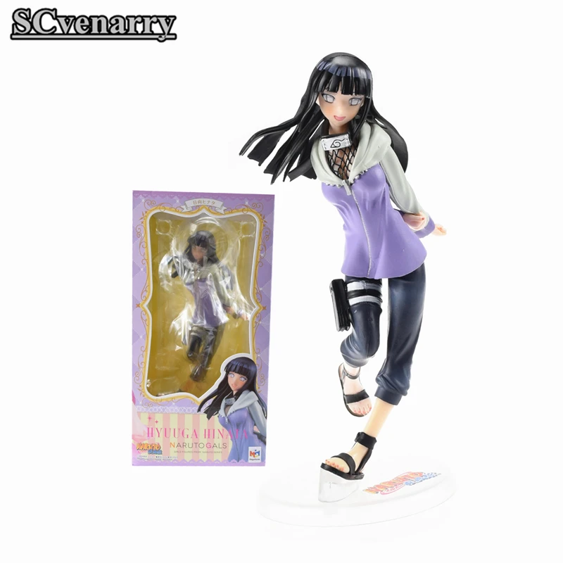 20 см Наруто Хьюга Хината девушки ПВХ Фигурки Коллекция модель игрушки Аниме |