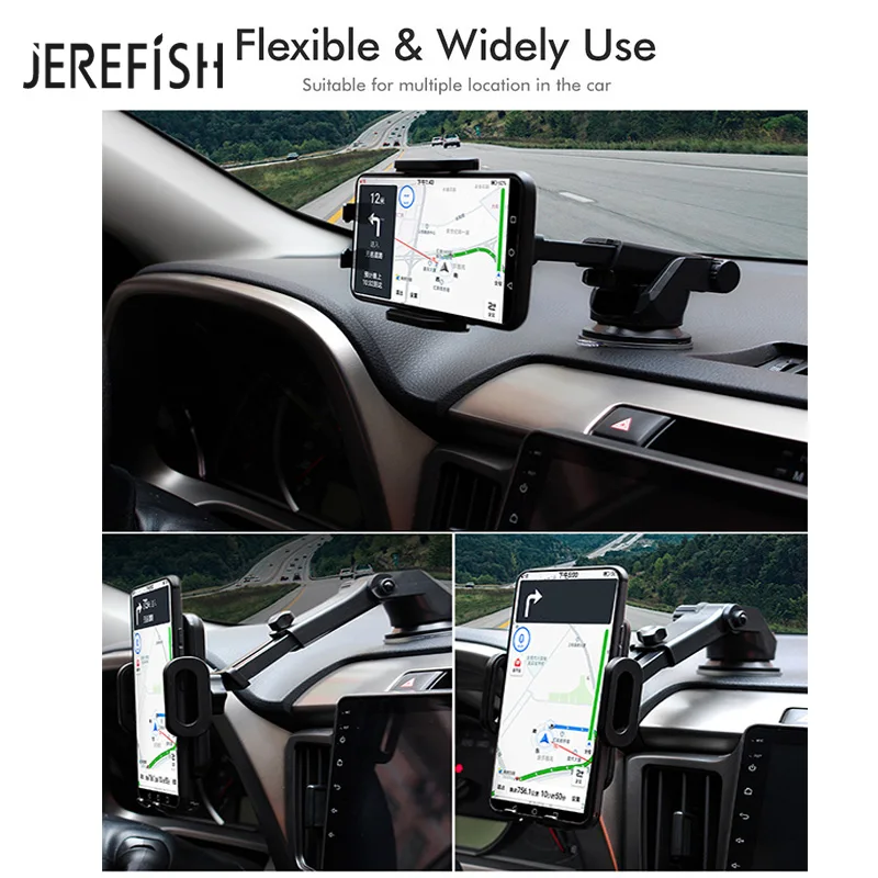 Держатель сотового телефона Jerefish для автомобиля подставка приборной панели
