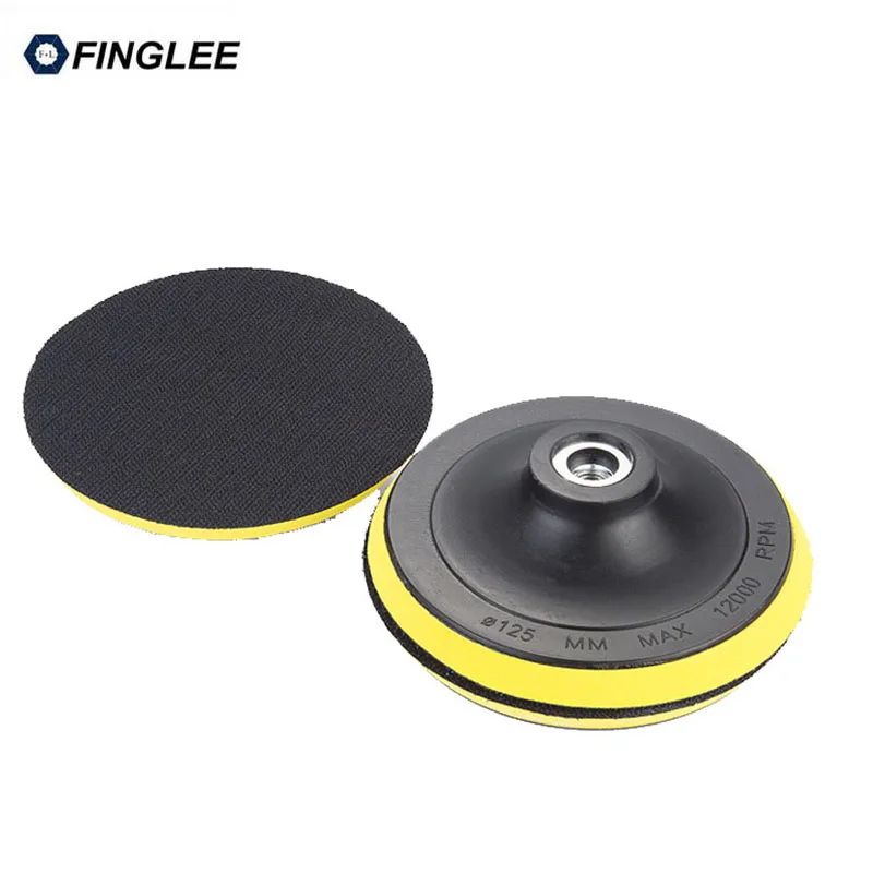 FINGLEE 2 шт. M14 3-дюймовый/4-дюймовый/5-дюймовый угловой шлифовальный диск пластиковый