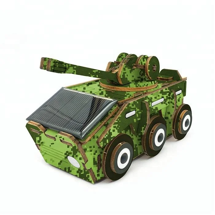 

Able to Run Solar Energy Tank Laser Cut 3D Wood Puzzle