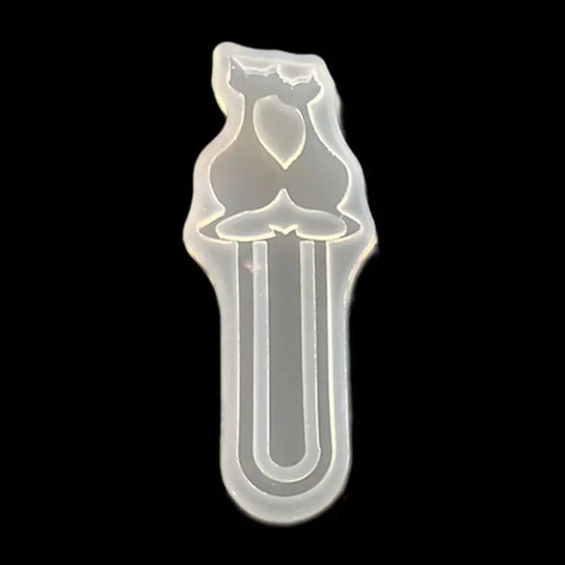 DIY Cat Shape Bookmark Mould Epoxy Resin Casting Silicone Molds Art Craft Tools | Украшения и аксессуары