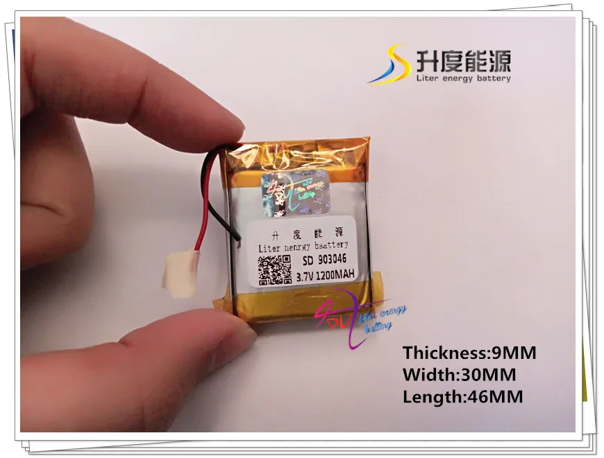 

best battery brand Supply polymer lithium battery 903046 3.7V 1200mM