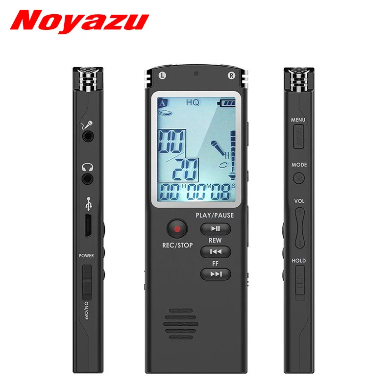 Noyazu оригинальный T60 диктофон USB Профессиональный Мини Диктофон MP3 плеер 8 Гб