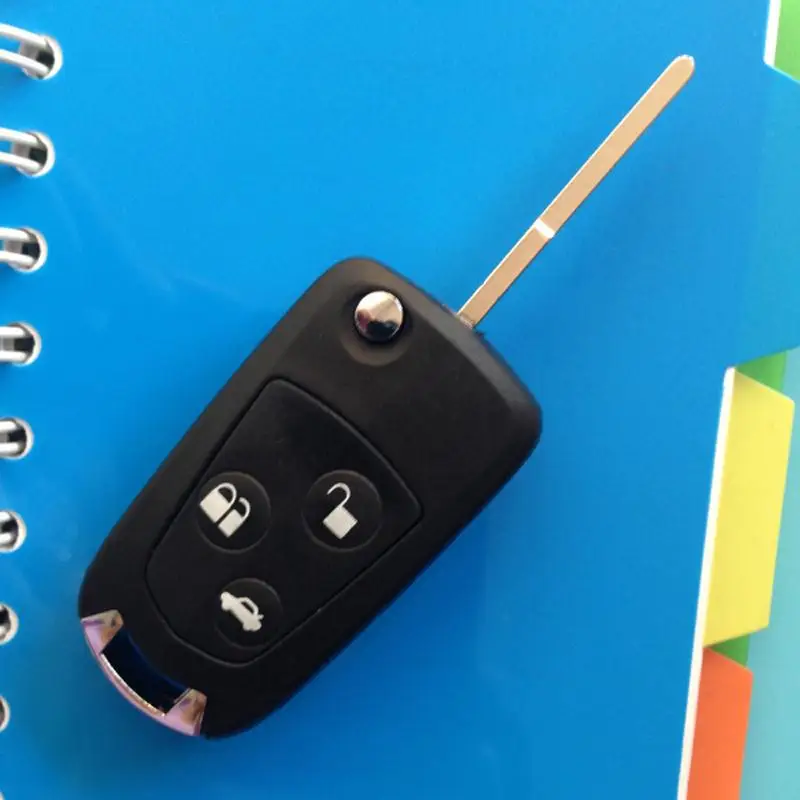 Откидной складной чехол для ключей Ford Fiesta Mondeo C Max S дистанционный Fob 3 кнопки|shell