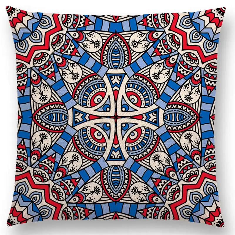 Наволочка в стиле бохо наволочка с цветочным узором восточном бохо|cushion cover|cushion