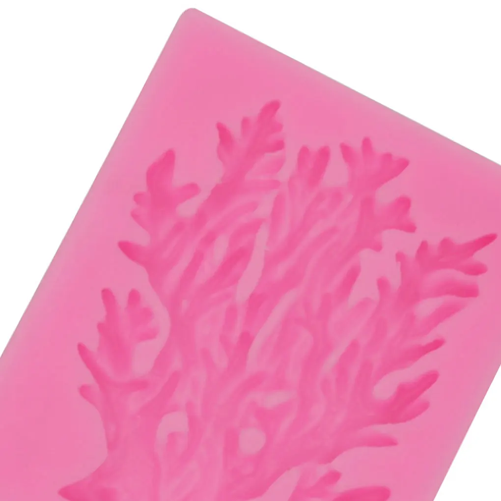 Coral Sugarcraft силиконовая форма 3D морские водоросли кекс кухонная для торта Мыло