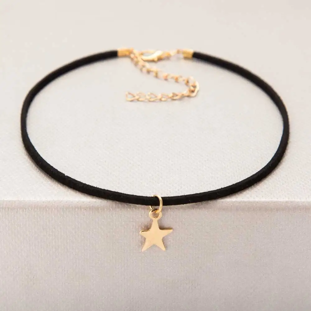 3 Pcs Sets Star Moon Sun Chokers Necklaces Alloy Pendants Maxi For Unisex Hot-selling Necklace | Украшения и аксессуары