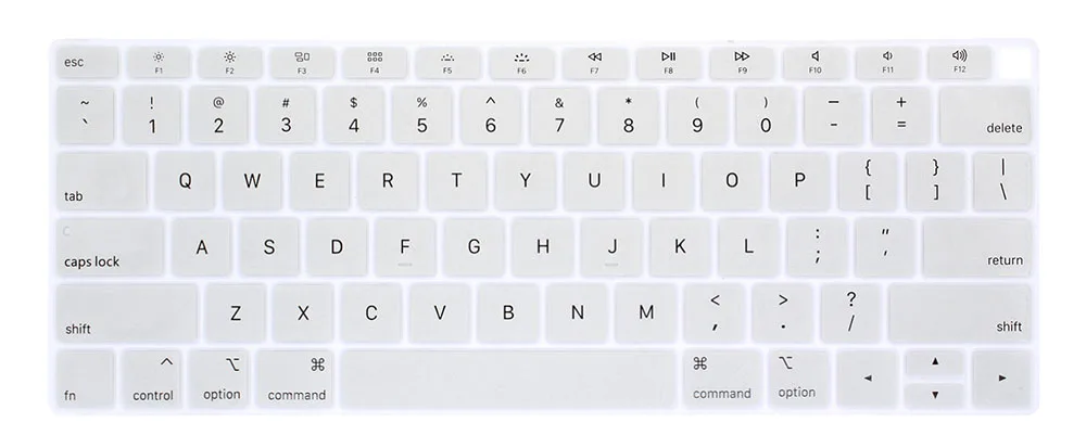 Redlai силиконовый мягкий ТПУ Клавиатура чехол для Apple MacBook новейший Air 13 A1932 Английский алфавит клавиатура кожа протектор