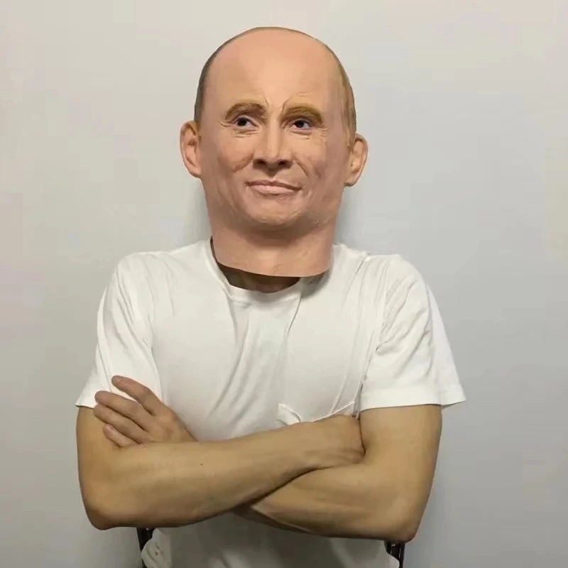 Halloween Rubber Masks Masquerade Party Adult Cosplay Fancy Costume Props Russian President Vladimir Putin Latex Mask Full Face | Дом и сад