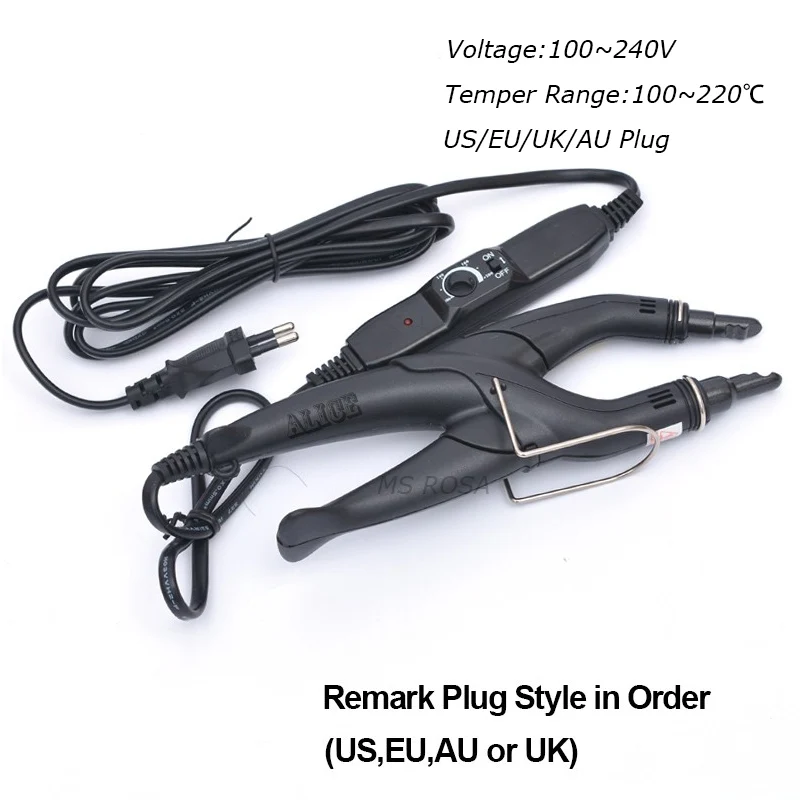 Машина Кератиновое железо Fusion UK Plug черный/розовый Fusion инструмент станок с раздвижной станиной волос тепла Fusion разъем палочка железа