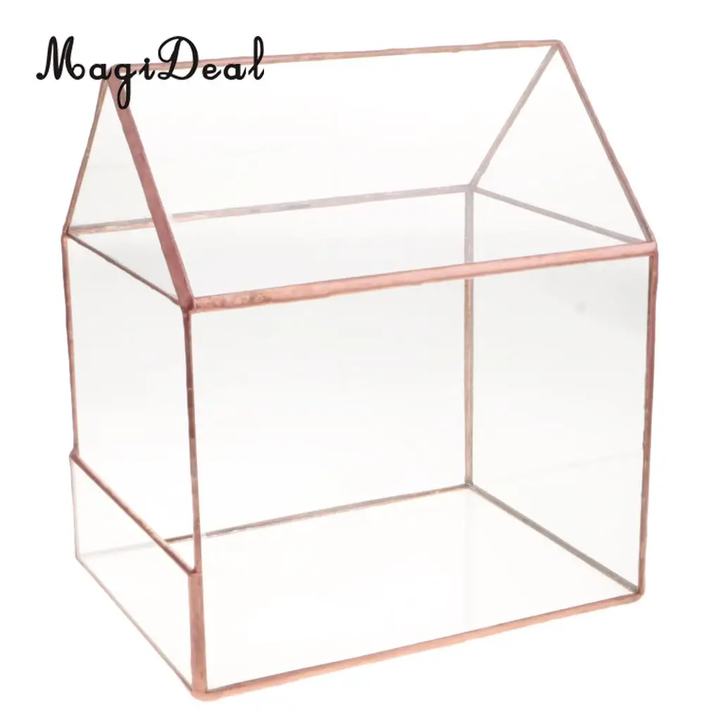 MagiDeal DIY геометрический стеклянный дом Террариум цветочный горшок контейнер для