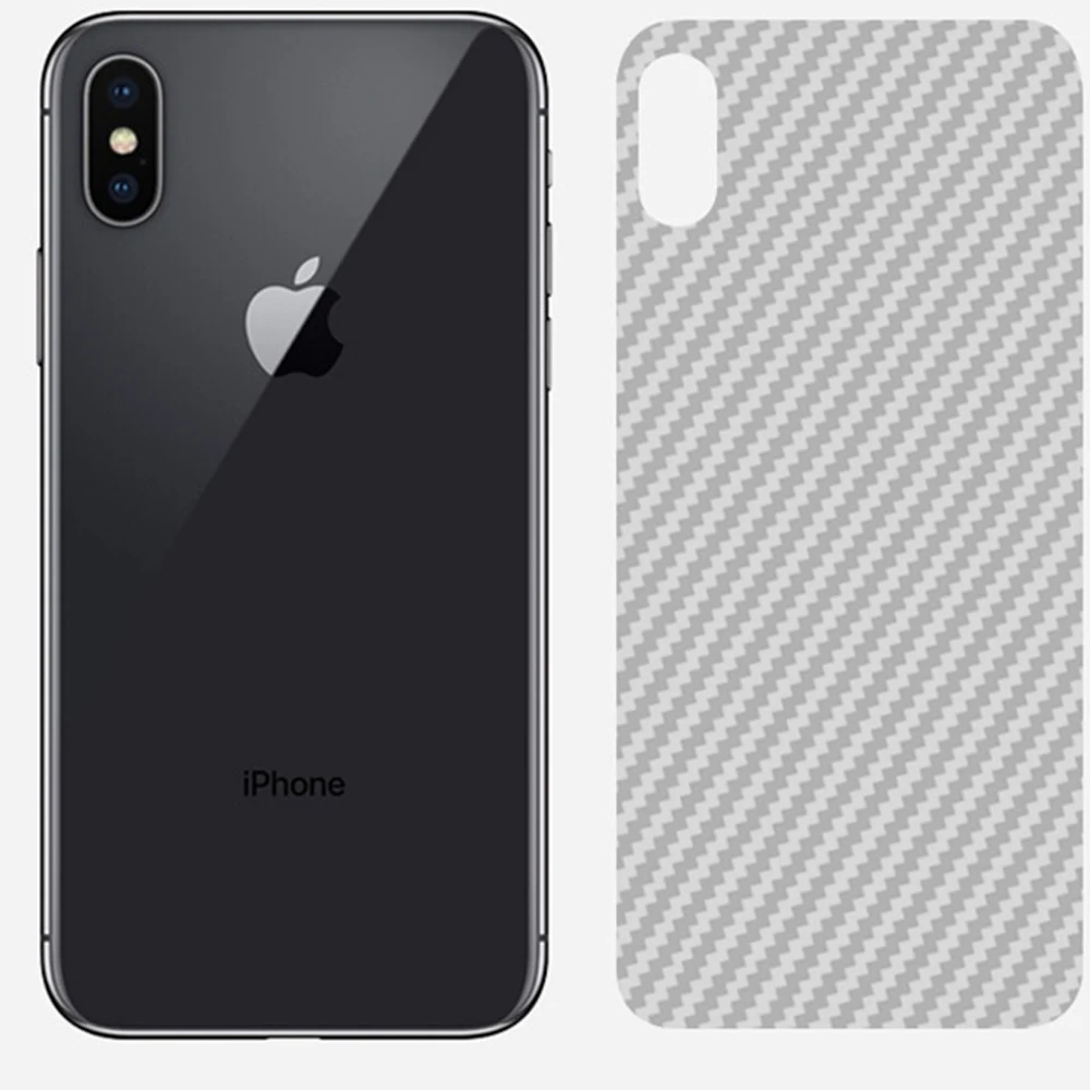 Buyruo мягкая задняя наклейка с защитой экрана из углеродного волокна для apple iphone XS