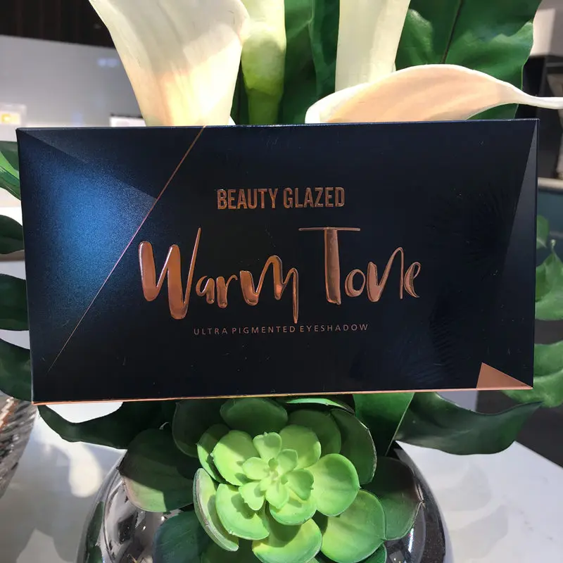 Красота глазурованная 18 оттенков драгоценный камень и коралловый макияж тени