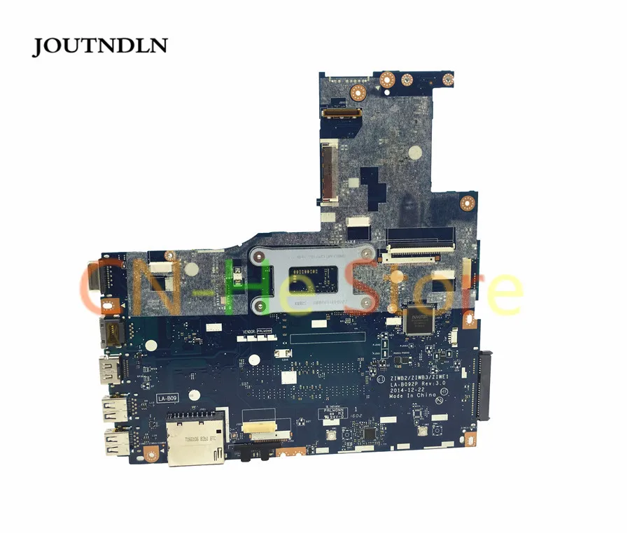 JOUTNDLN для Lenovo B50-80 Series Материнская плата ноутбука ZIWE1 ziwwb3 5B20H33158 LA-B092P ЦП | Компьютеры