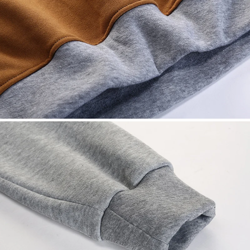 Мужская Осенняя мода 3 цвета лоскутные толстовки 2017 новый стиль топы брендовая