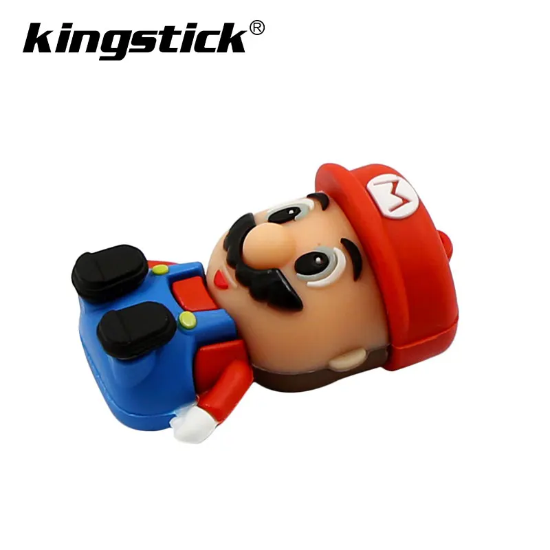 Супер Марио USB флеш-накопитель игра мультфильм игрушки Флешка 128 Гб 64 ГБ 32 ГБ 16 ГБ 8 ГБ 4 ГБ флеш-накопитель usb-флэш-накопитель
