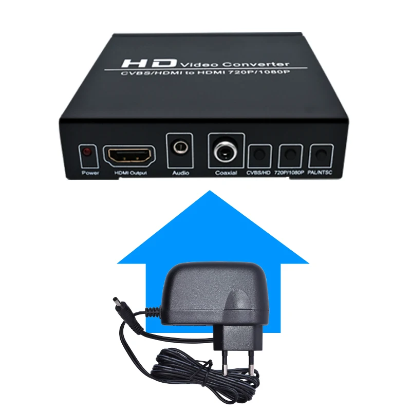 Конвертер Full HD 1080P HDMI в адаптер AV/CVBS аудио и видеоадаптер для HDTV PS 2/3