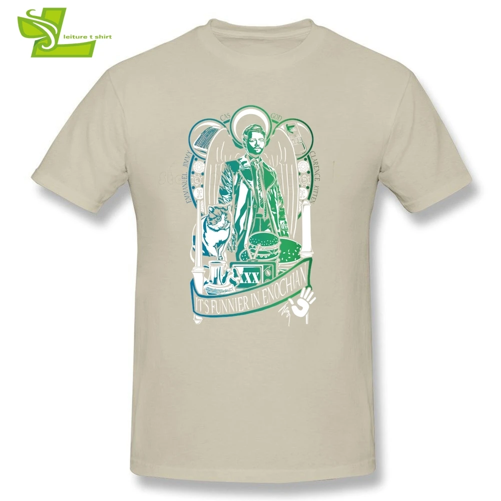 Сверхъестественная Футболка мужская летняя Клубная футболка с круглым вырезом