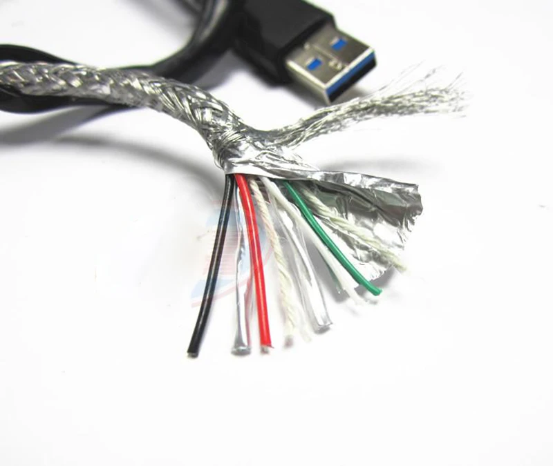 Qiwooode 0.5 м Высокоскоростной USB 3.0 Тип Мужчина к Micro B Мужской Кабель Адаптер