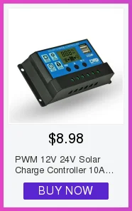 PWM 12 V 24 V Солнечный контроллер заряда 10A 20A 30A автоматическая панель солнечных батарей Контроллер генерации энергии