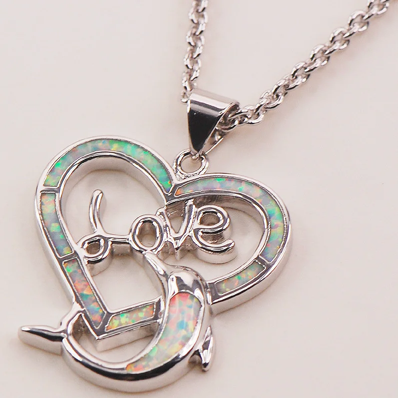 

White Fire Opal 925 Sterling Silver Fashion Jewelry Pendant P139