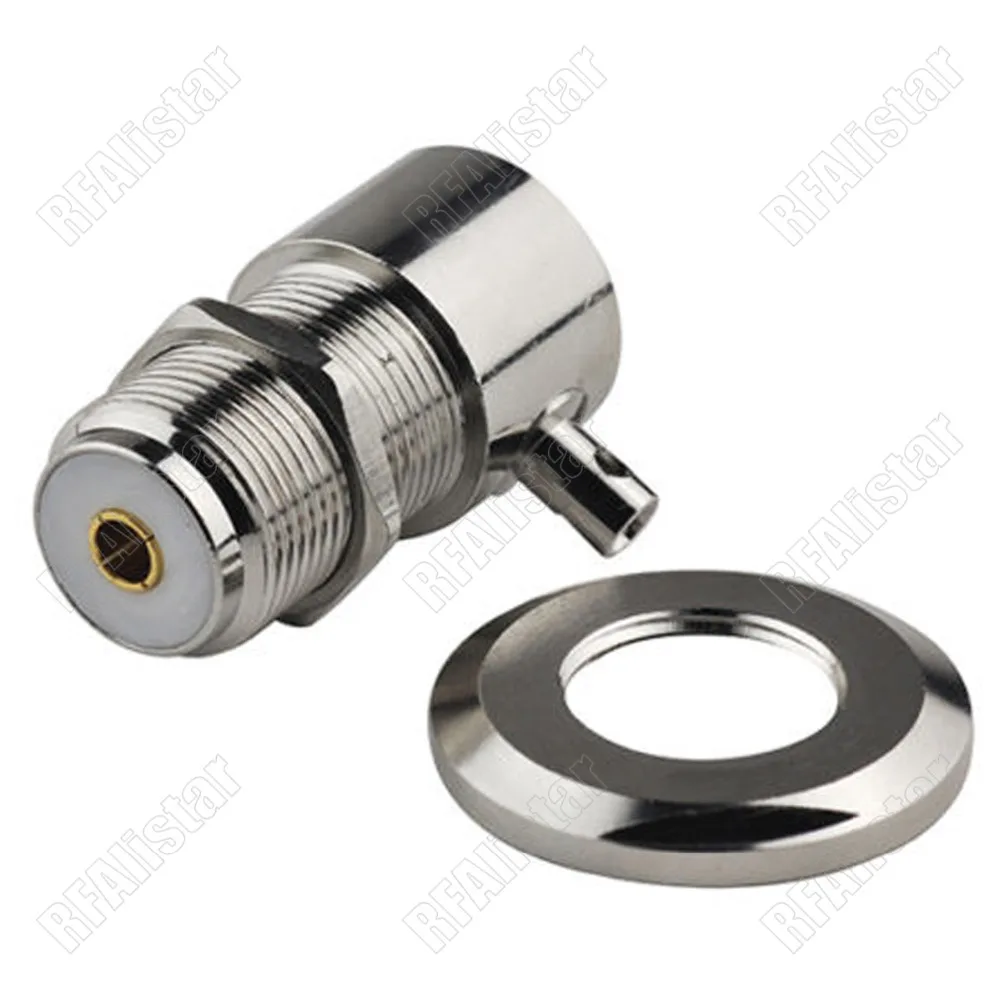 UHF Female SO239 прямоугольный припой винтовой разъем 90 градусов для LMR100 RG316 RG174 RG178 Тип