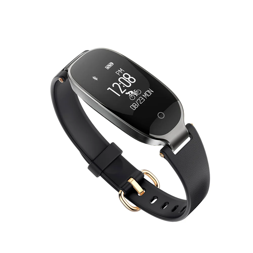 Женский Смарт браслет Kaimorui S3 с пульсометром фитнес трекер для девушек и