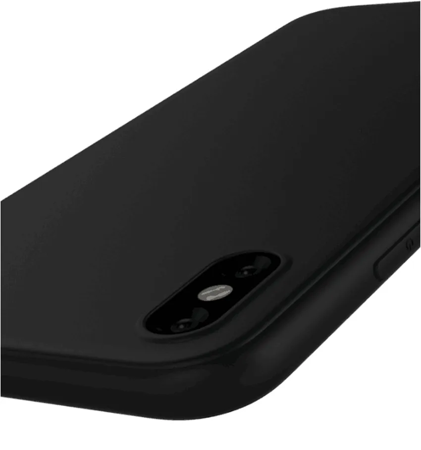 Роскошный Ультратонкий черный матовый Мягкий силиконовый чехол для iPhone SE 5 5S 6 6splus