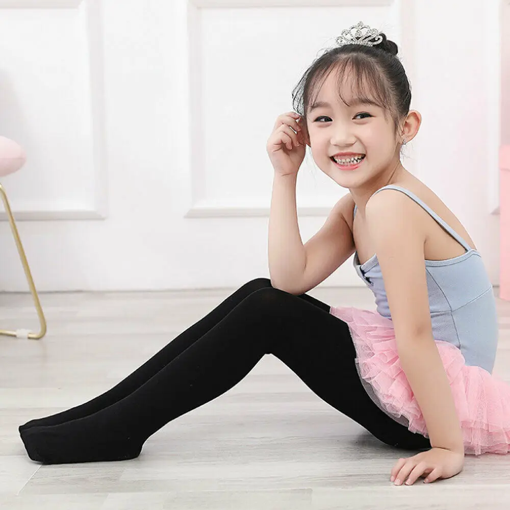 Детские колготки для девочек 4 цветов чулочно носочные изделия танцевальные