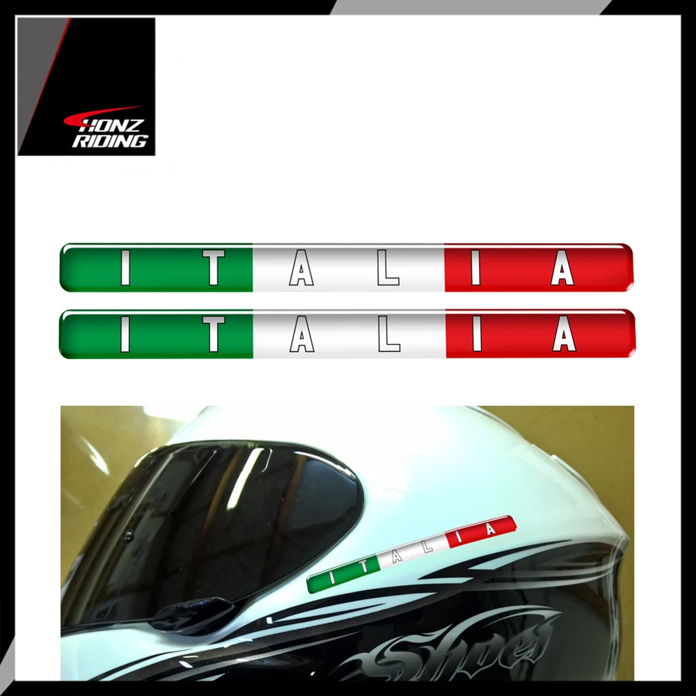 

For Piaggio Vespa Decal for Agv Shoei Helmet Decal Motorcycle Tank Decals Italy Flag Italia Stickers