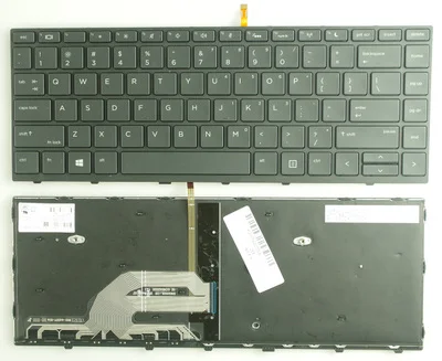 Новая клавиатура SSEA с подсветкой для ноутбука HP 440 G5 430 рамкой|Клавиатуры замены| |