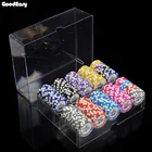 100200 шт.набор, покерные чипы для казино, 14 г